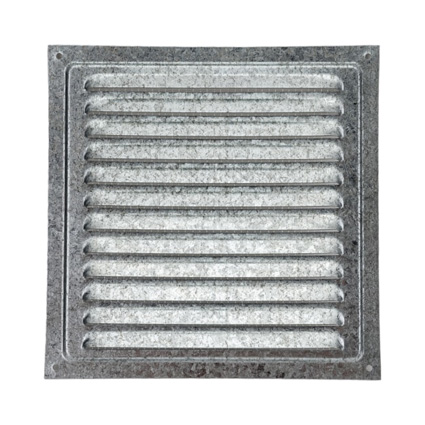 РЕШЕТКА вентиляционная вытяжная стальн. с оцинк. покрытием 200х200 (2020МЦ) (225239)