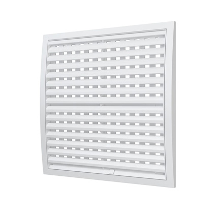 РЕШЕТКА вентиляционная регулир. АБС 350х350 (3535РРП)