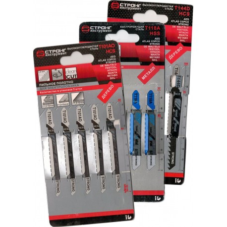 Полотна для электролобзика Т111С Strong СТУ-21111101