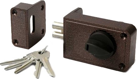 Замок накладной Зенит-ЗН-1-3(медь)