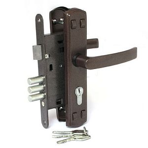 Замок врезной Avers 3В 4-1-8 (медь)