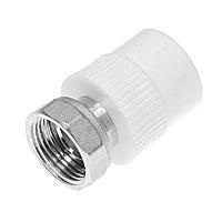 Муфта со вставкой и накид.гайкой PPR - 20 x 1/2 (F)