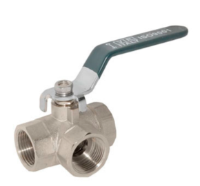 Кран шаровый ST SF09054 3/4" трехходовой усиленный