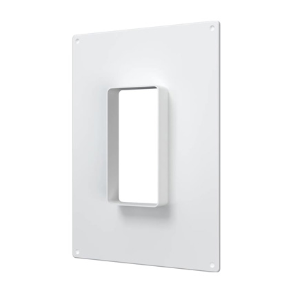 Площадка торцевая вертик. пласт. 180х250 мм фланец 60х120 (612ПТВ) (01230)