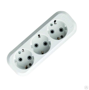 Колодка удлинителя 3-м АВС-пл.с/з "У" E303