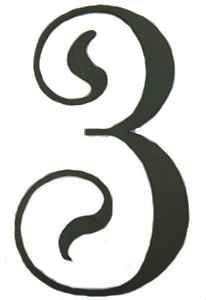 Цифра "3" 8303Т