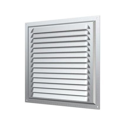 РЕШЕТКА вентиляционная вытяжная стальн. с оцинк. покрытием 300х300 (3030МЦ) (01438)