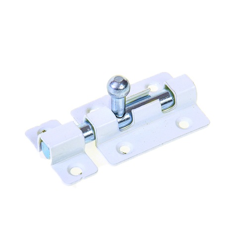 Задвижка накладная 3Т-4 (шпингалет) белый (40мм)