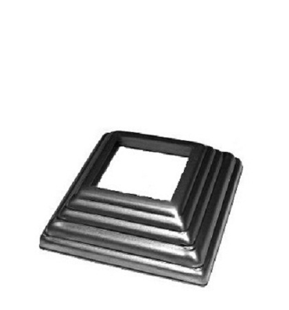 Основание балясины штамп 100х100х28мм отв.60,5х60,5 4908Т