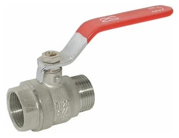 Кран шаровый SAS 1030-7S 3/4" F-М полный проход (рычаг)