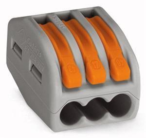 Клеммник 3 рычага (0,08-2,5) 222-413 (защёлка) Navigator 19284