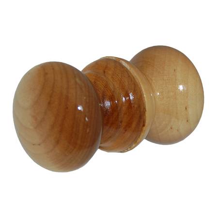 Ручка-кнопка деревянная ЙО-Красное дерево (фигур)