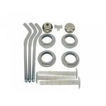 К-т подкл. радиатора 1/2" +  (кронштейны 3 шт) 