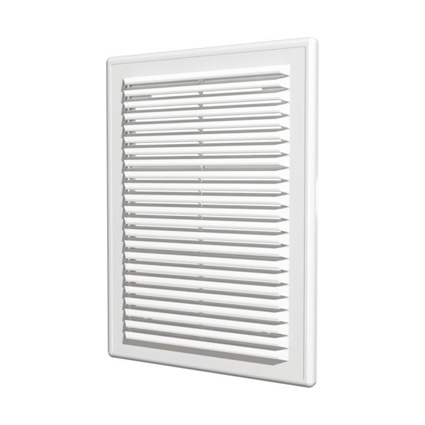 РЕШЕТКА вентиляционная вытяжная АБС 183х253, бел (1825Р бел) (02837)