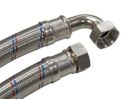 Подводка для воды "Гигант" 1" 80см F-F угл.