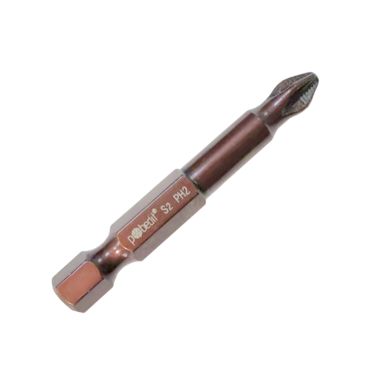 Бита, PH 1х50мм, DELUXE S2+Bronze+AntiSlip Pobedit (блистер 2шт) (2616812)