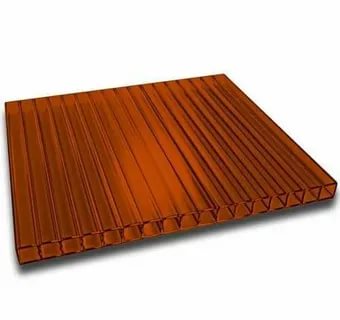 Поликарбонат 10мм янтарь 2.1х6м