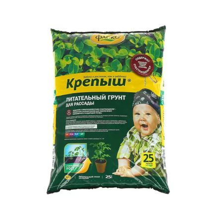 Грунт "КРЕПЫШ" для рассады 25л "ФАСКО"