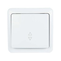 Выкл.1-кл.ОП VIOLA 10А проходной бел. Lezard 751-0200-105