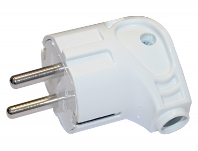 Вилка эл. б/з бел.MAKEL 10001