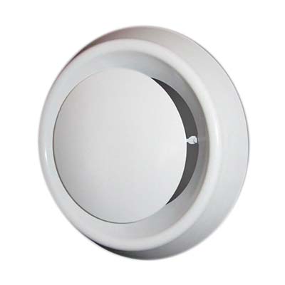 Анемостат приточно-вытяжной регулир. с фланцем АБС D100 (10АПВП)