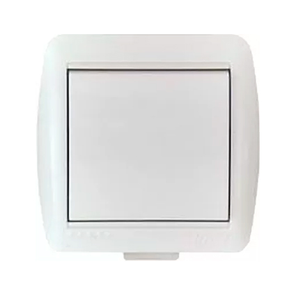 Выкл.проходн. 1-кл.ОП Ната бел. Lezard 710-0200-105