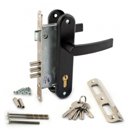 Замок врезной 78401-3В4-3-СП-11РФ58-010.60-Z-Ш2 (чер.муар)