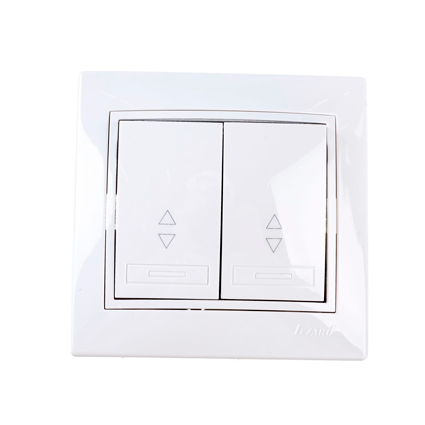 Выкл.проходн. 2-кл.СП Мира бел/бел. Lezard 701-0202-106