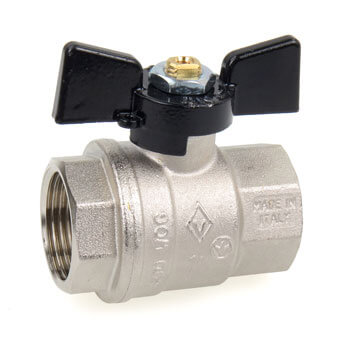 Кран шаровый BUGATTI 302 1" F-F (бабочка)