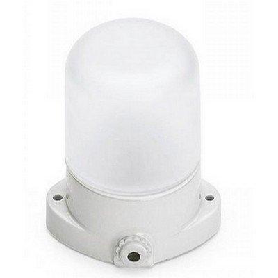 Светильник НПБ400-1 IP54 Линда белый для сауны наклон.серый TDM (237738)