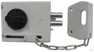 Замок накладной 86700-ЗНД-1А -К с цепочкой (086700)