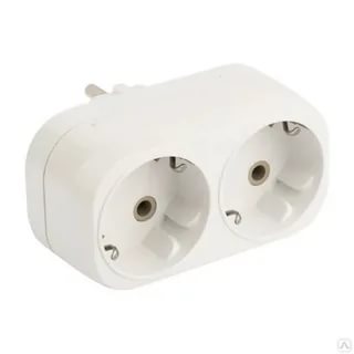 Разветвитель 2гн с/з плоский 16А "У" А302