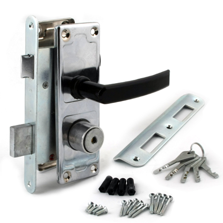 Замок врезной Зенит ЗВ4Д (никель)