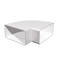 Колено плоское горизонтальное 60х120 (612КГП) ВР (03435)