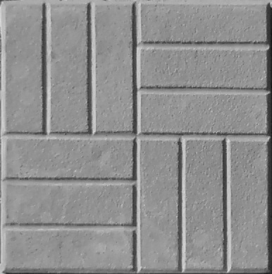 Плитка тротуарная 500*500*50 серая (5001)