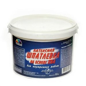 Шпаклевка латексная на основе ПВА 1,5 кг (8) "Магия Радуги"