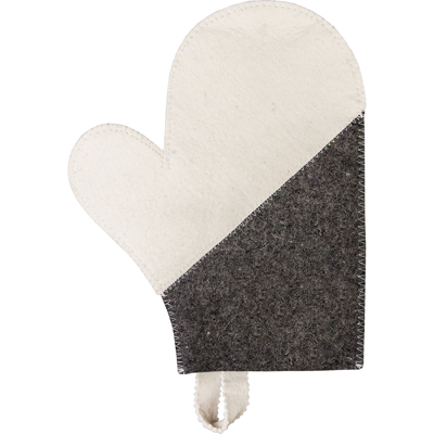 Рукавица  для сауны "Комби "войлок "Банные штучки"
