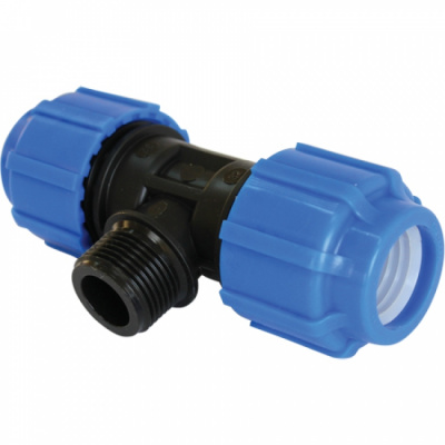 Тройник ПНД 25 х НР 3/4 х 25  (Р)