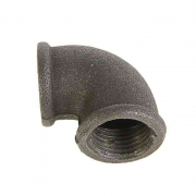 Угольник чугун D15 вн-вн