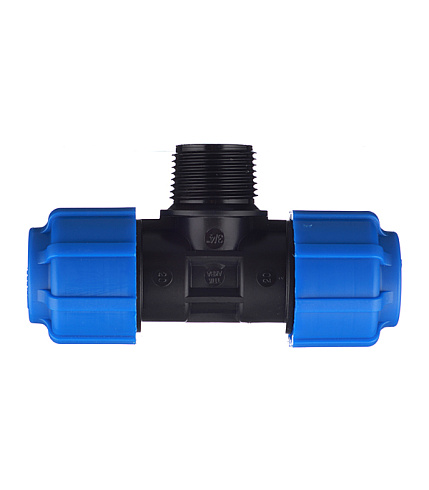 Тройник ПНД 63 х НР 2 х 63