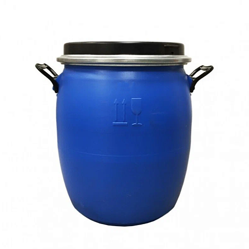 БОЧОНОК 65 Л пласт. Б/У крышка-хомут