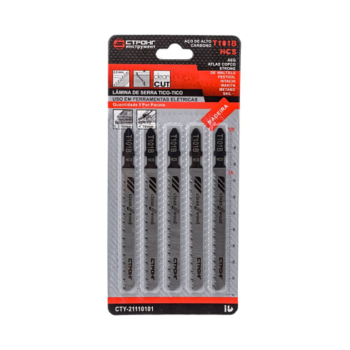 Полотна для электролобзика Т101В Strong СТУ-21110101