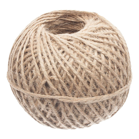 Шпагат джутовый 4-х ниточный 1200текс 90м (27514)