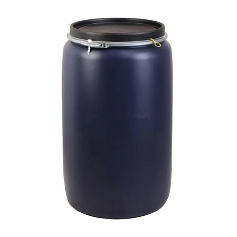 БОЧКА 227 Л пласт. Б/У хомут-крышка