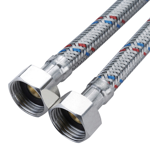 Подводка д/воды опл.нж.ст. 120см 1/2 г-г 