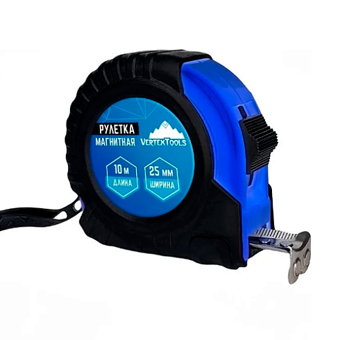 Рулетка 10мх25мм магнитная (3120-10-25)