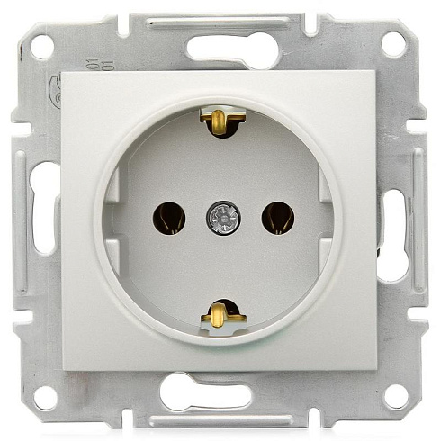 Мех.розет. 1-кл. СП Glossa 16А с/з бел. Sche GSL000143