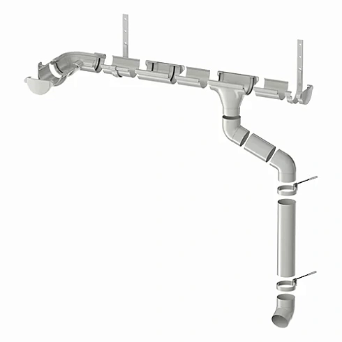 Заглушка желоба Белая, Технониколь