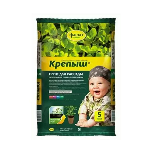 Грунт "КРЕПЫШ" для рассады 5л "ФАСКО"