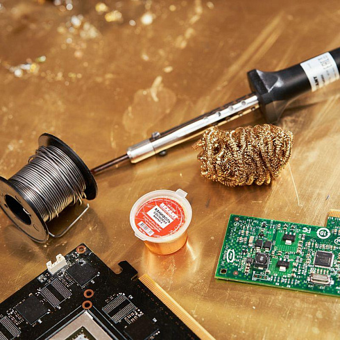 Канифоль для паяльных работ, сосновая 10гр Rexant 09-3709